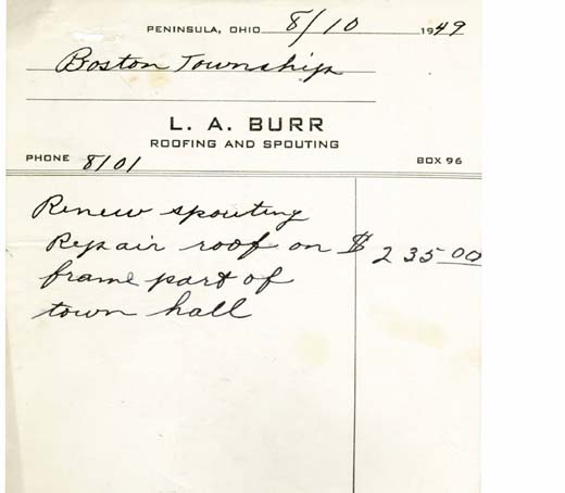 L. A. Burr Roofing and Spouting