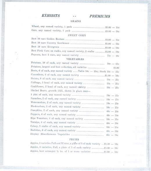 1923 Boston Township Fair