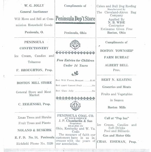 1923 Boston Township Fair